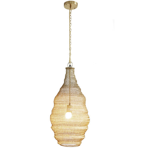 Canada 1 Light 16 inch Gold Pendant Ceiling Light